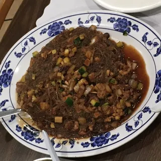 Sauteed Vermicelli with Ground Pork