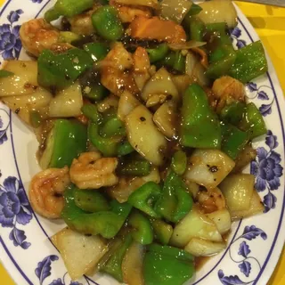 Shrimp with Black Bean Sauce