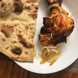 Chicken Leg Tandoori, Tandoori Roti