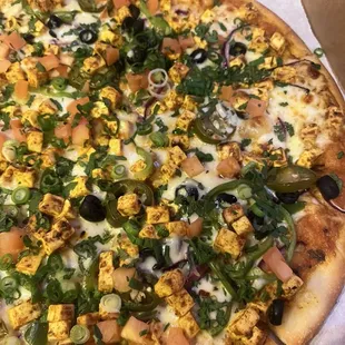 Chilly Paneer Pizza!!!!!!!! Oh Yeahh