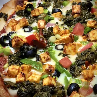 Palak Paneer Pizza