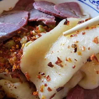 34. Noodles with Beef Tripe