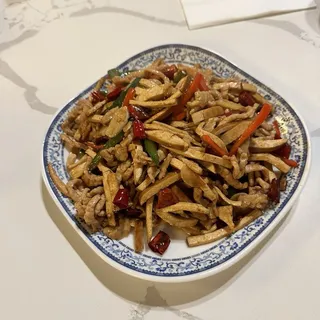 47. Shredded Pork with Smoked Bean Curd