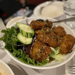 a plate of food
