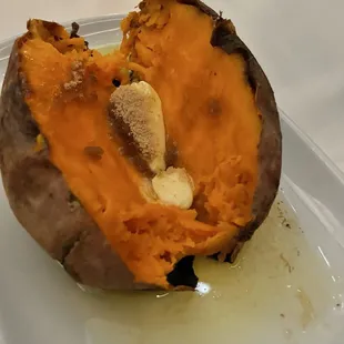 Mashed Sweet Potatoes with Maple and Candied Pecans