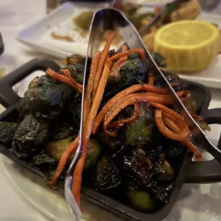 Herb Roasted Brussels Sprouts- so good