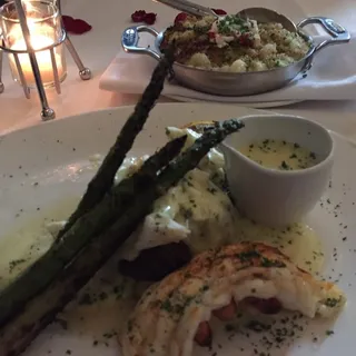 Barrel Cut Filet and Lobster