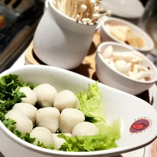 a bowl of food on a table