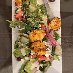 Chicken Kabob Salad