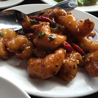 Spicy Dry Fried Prawns