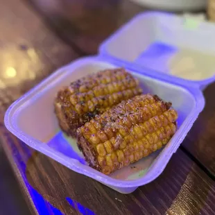 Fire roasted corn