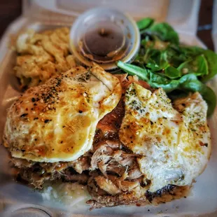 Loco Moco. Extra egg and extra beef patty.