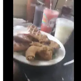 Grilled catfish &amp; Cheddar Grits