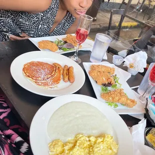 She over there looking like she should be on a plate! Lol