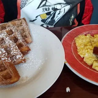 Cinnamon Donut Waffle