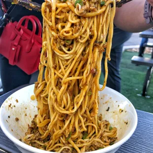 Dandan Noodle with Hand-pulled noodles