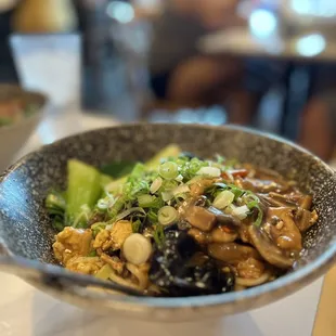 Mushroom Noodle Bowl