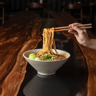 Shang Beef Noodle with Hand-pulled Noodle