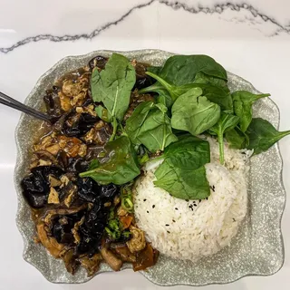 Mushroom Chicken Rice