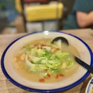 Chinese Greens in Soup-Stock ($18)