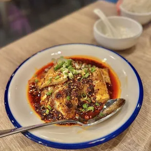 Sliced Pork with Spicy Garlic Sauce ($16)