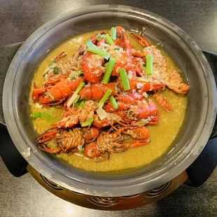 Garlic crawfish