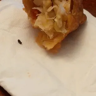 My wife found a bug in her rice and a hair in her egg roll. I called to let them know and they told me I was full of s&amp;!t.