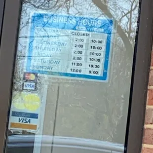 Operating hours taken on 4/7/2021