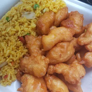 Sweet and sour chicken