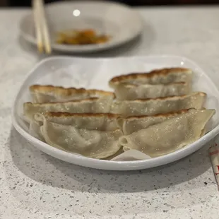 Pan-fried Pork with Leeks Dumplings