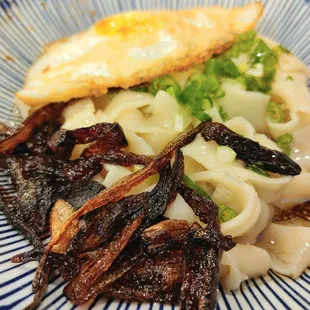 煎蛋蔥油拌拉片