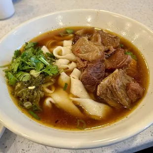 Famous #12 with hand made noodles.