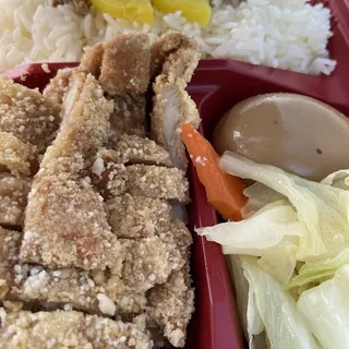 Fried Porkchop with Rice