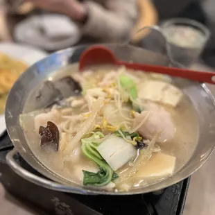 Korean Fish Tofu Hot Pot