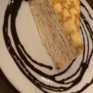 Vanilla Mille Crepe Cake