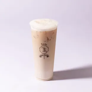 Oolong Black Fresh Milk Tea.
Roasted oolong tea mix with Shang Yu Lin Black Tea and Horizon Organic   Milk.