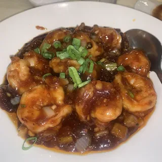 E4. Shrimp with Szechuan Chili Sauce
