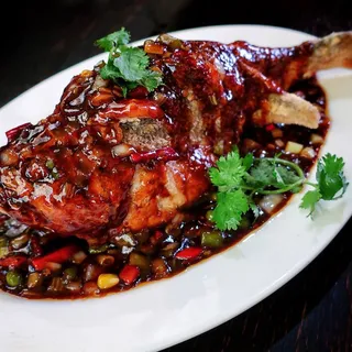 E13. Crispy Whole Yellowfish with Chili Sauce