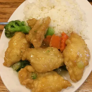 O8. Fish Filet over Rice