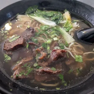 Braised beef noodle soup