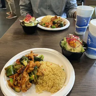 C14. Garlic Sauce with Chicken Combo Special