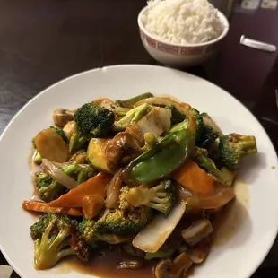 Stir fry vegetables