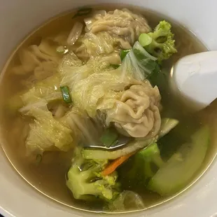 Shrimp Wonton Noodle Soup