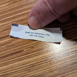 Fortune cookie