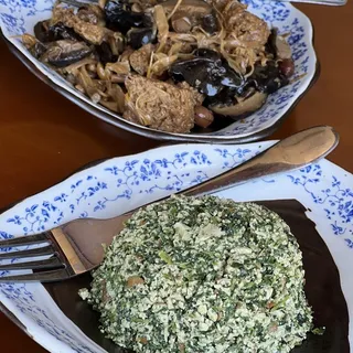Chinese Malan Herb Tofu Salad