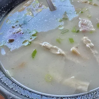 Ginger and Scallion Duck Soup with Bamboo Shoots