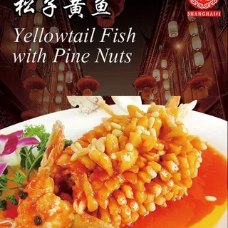 Yellowtail Fish with Pine Nuts
