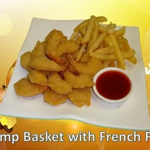Shrimp Basket with French Fries