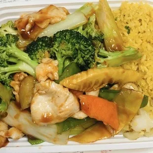 Chicken Mixed Vegetables Combination