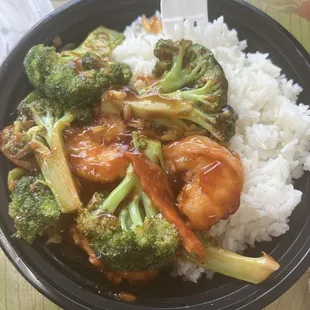 107. Shrimp with Broccoli
